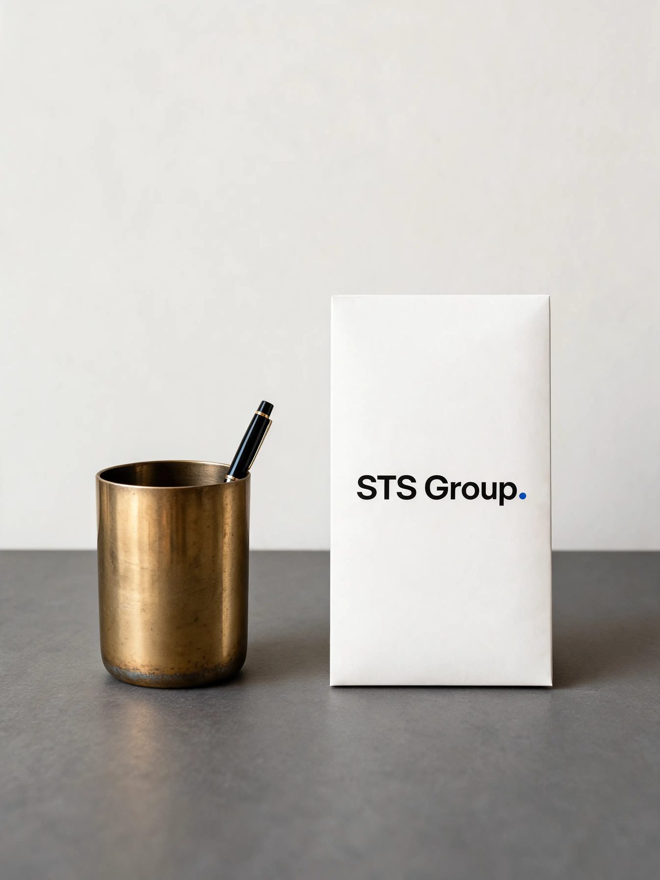 Brass Pen Cup
